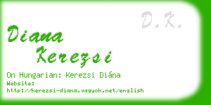 diana kerezsi business card